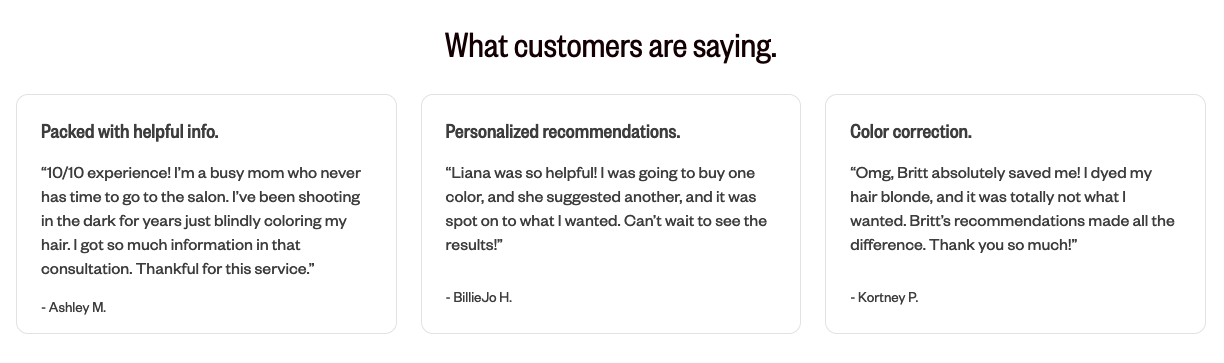LCOD Testimonials