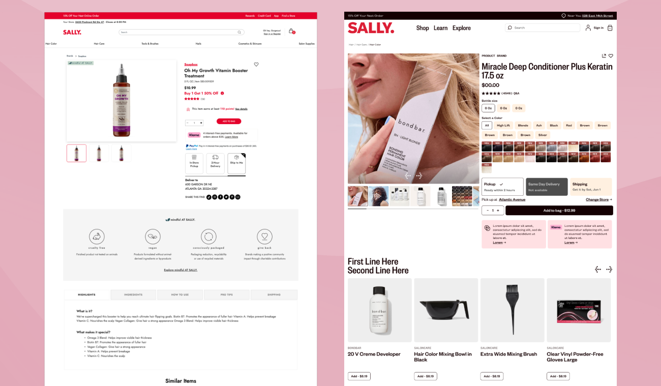 Old Site vs. Instrument Team Redesign
