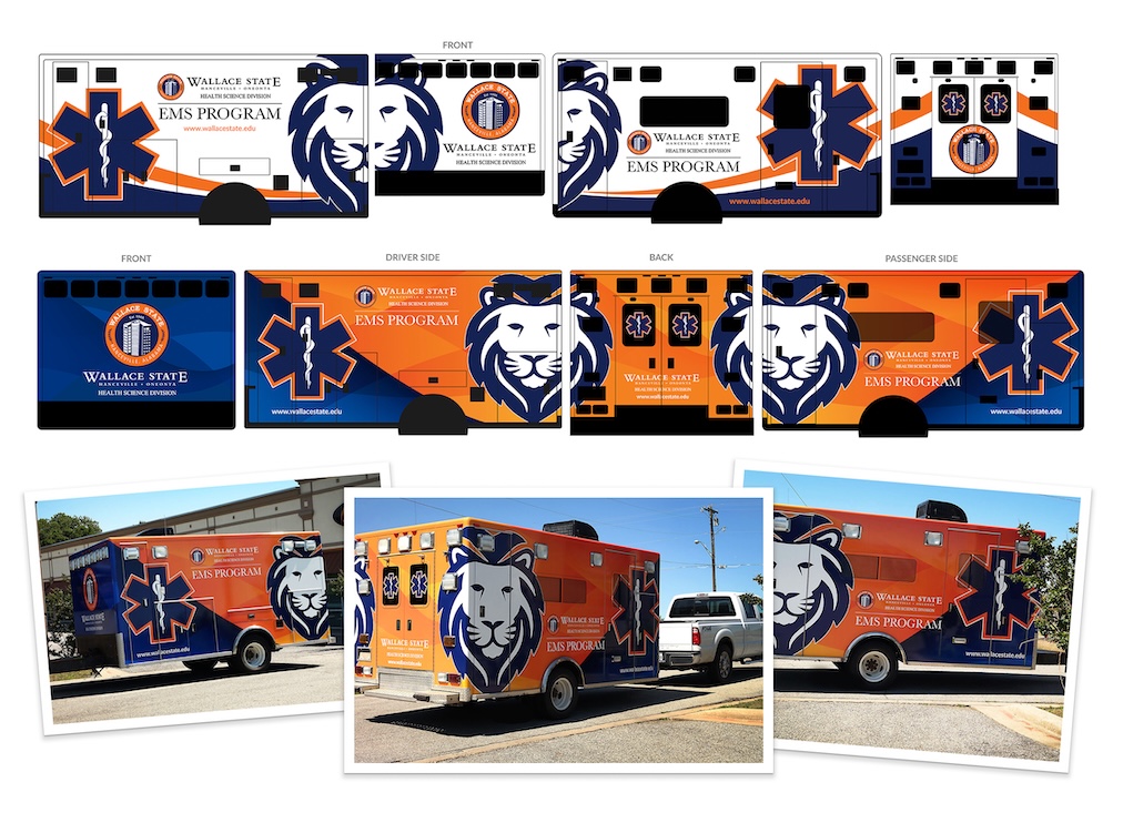 Wallace State EMS Vehicle Wrap